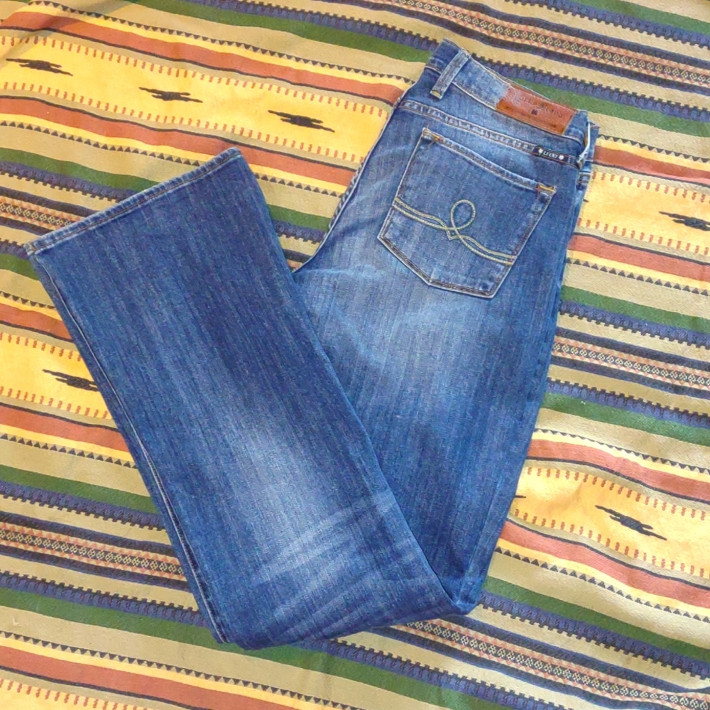 Lucky Brand Sofia Boot  12/31/Long Jeans